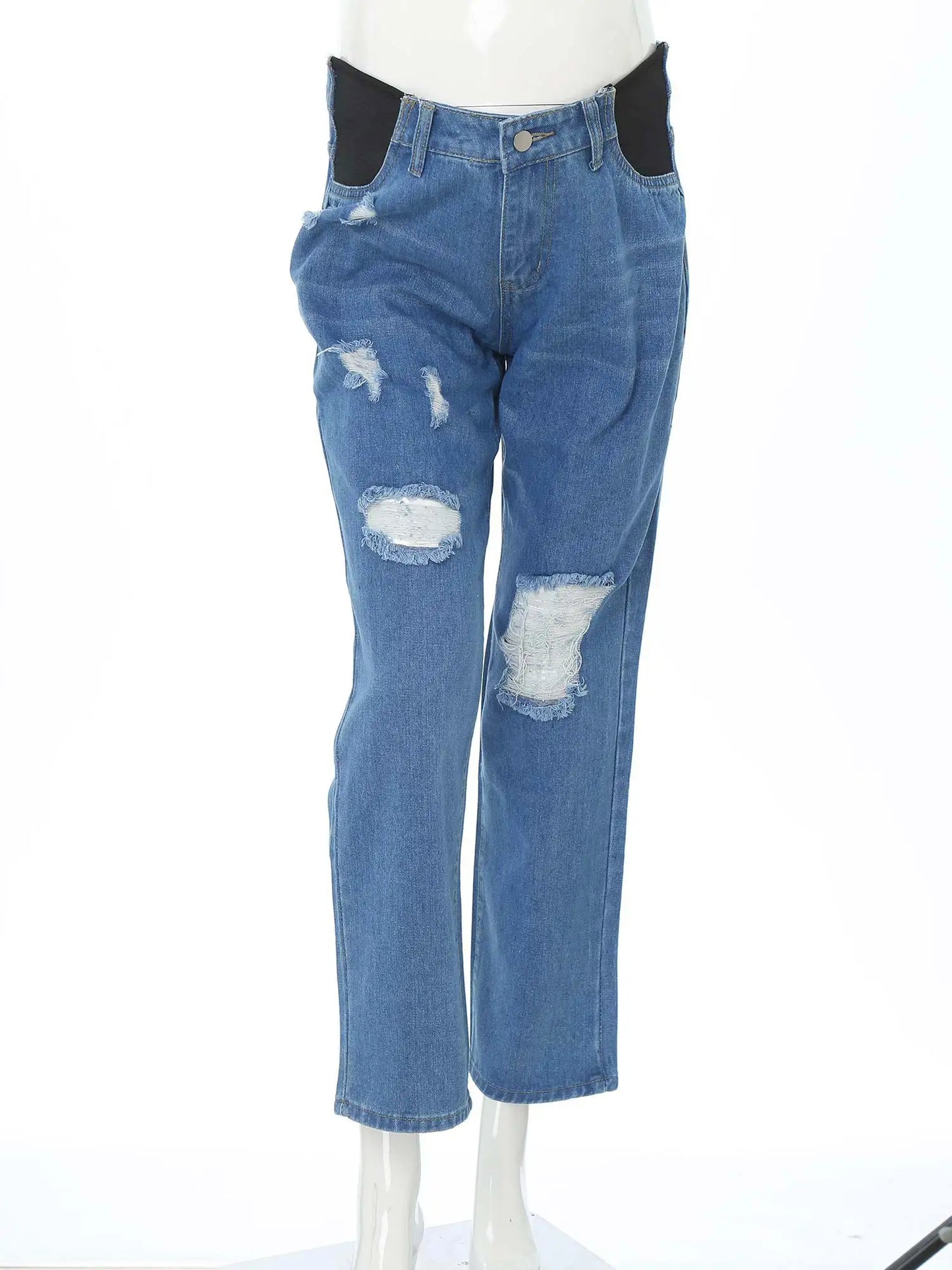 Maternity High-Waist Stretch Denim Jeans