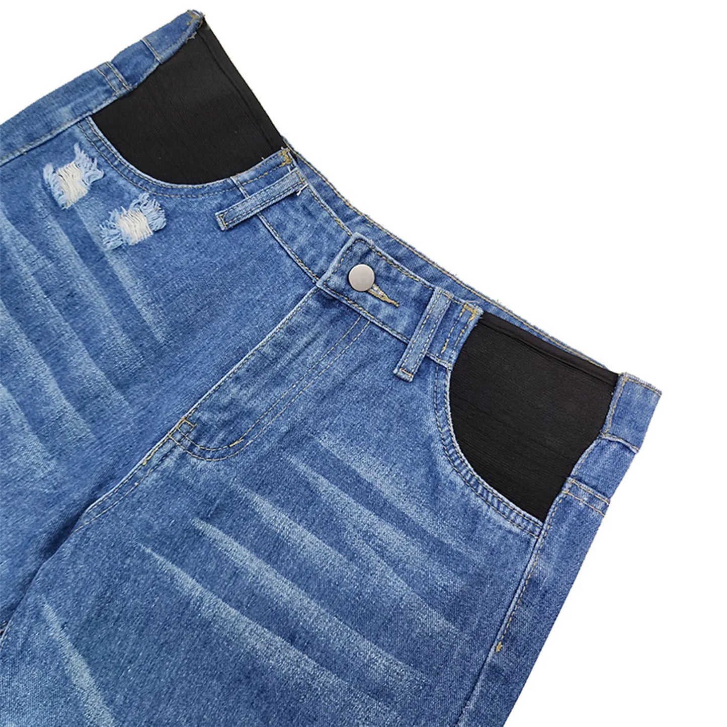 Maternity High-Waist Stretch Denim Jeans