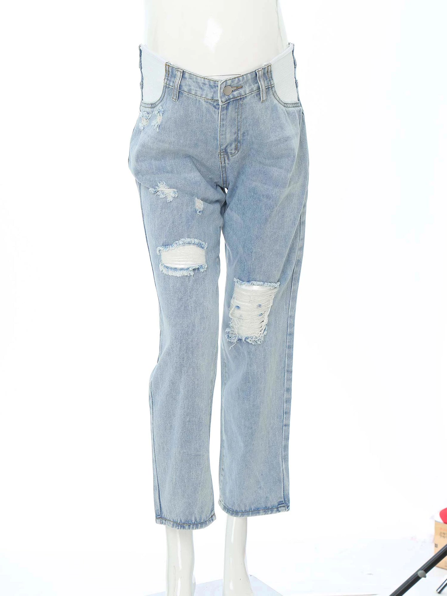 Maternity High-Waist Stretch Denim Jeans