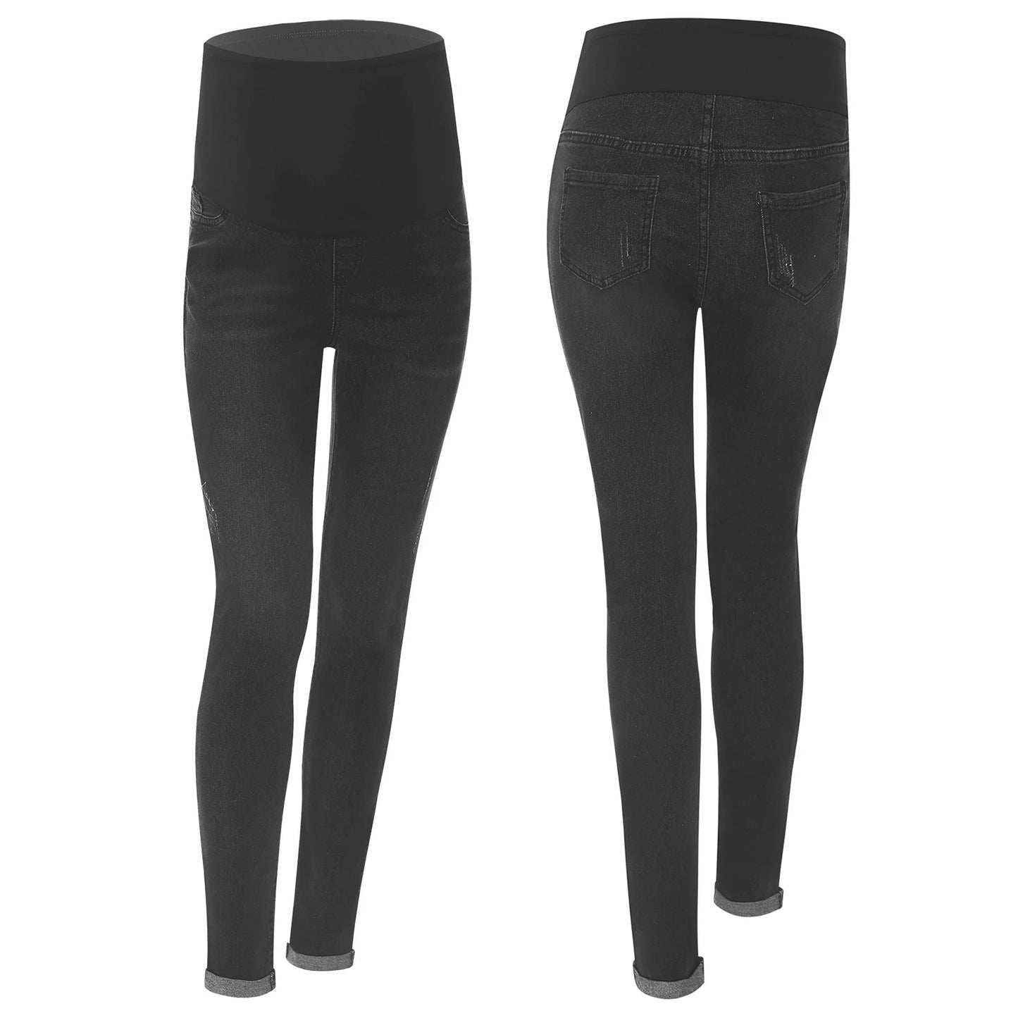 Maternity High-Waist Stretch Denim Jeans