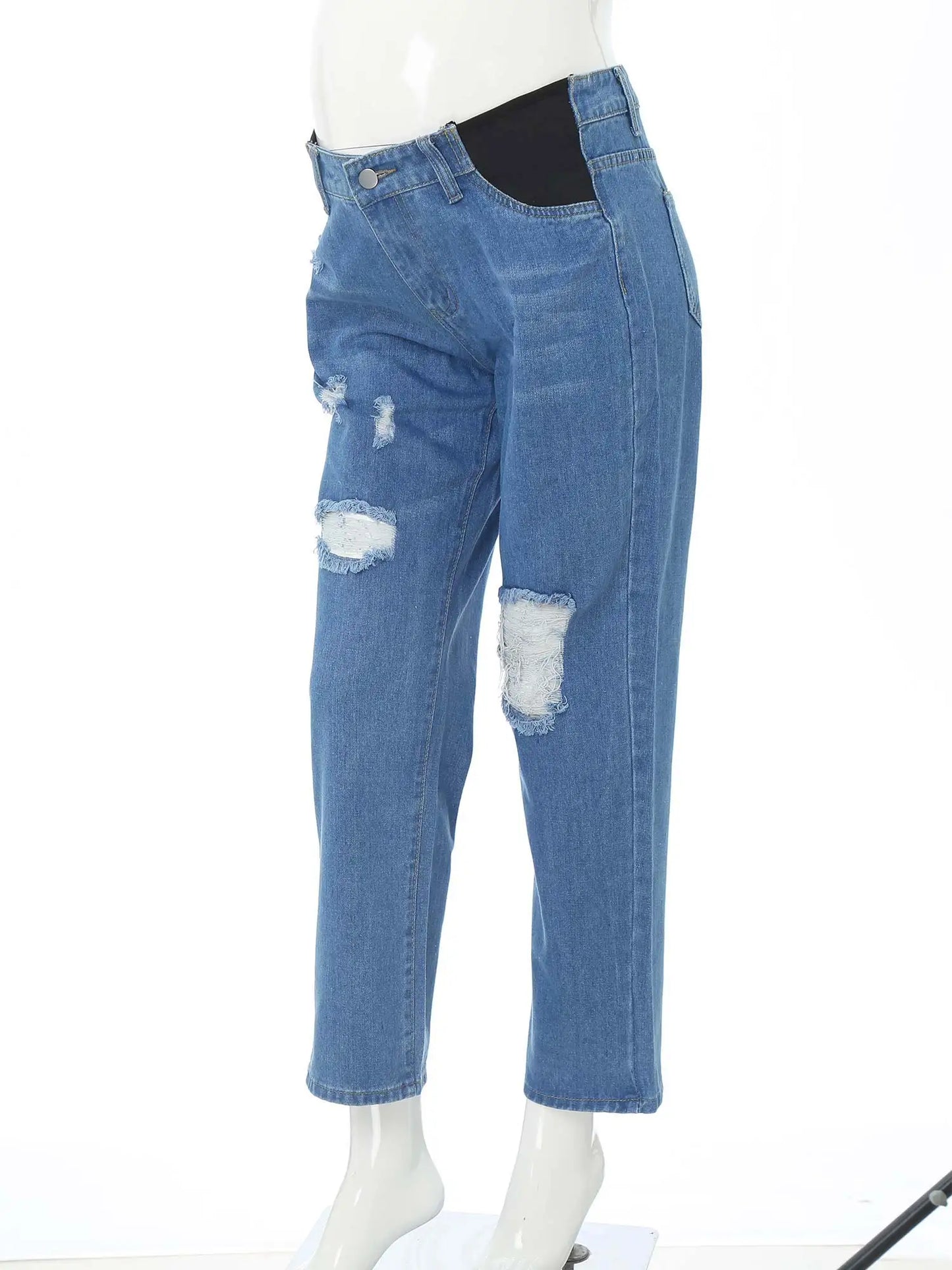 Maternity High-Waist Stretch Denim Jeans