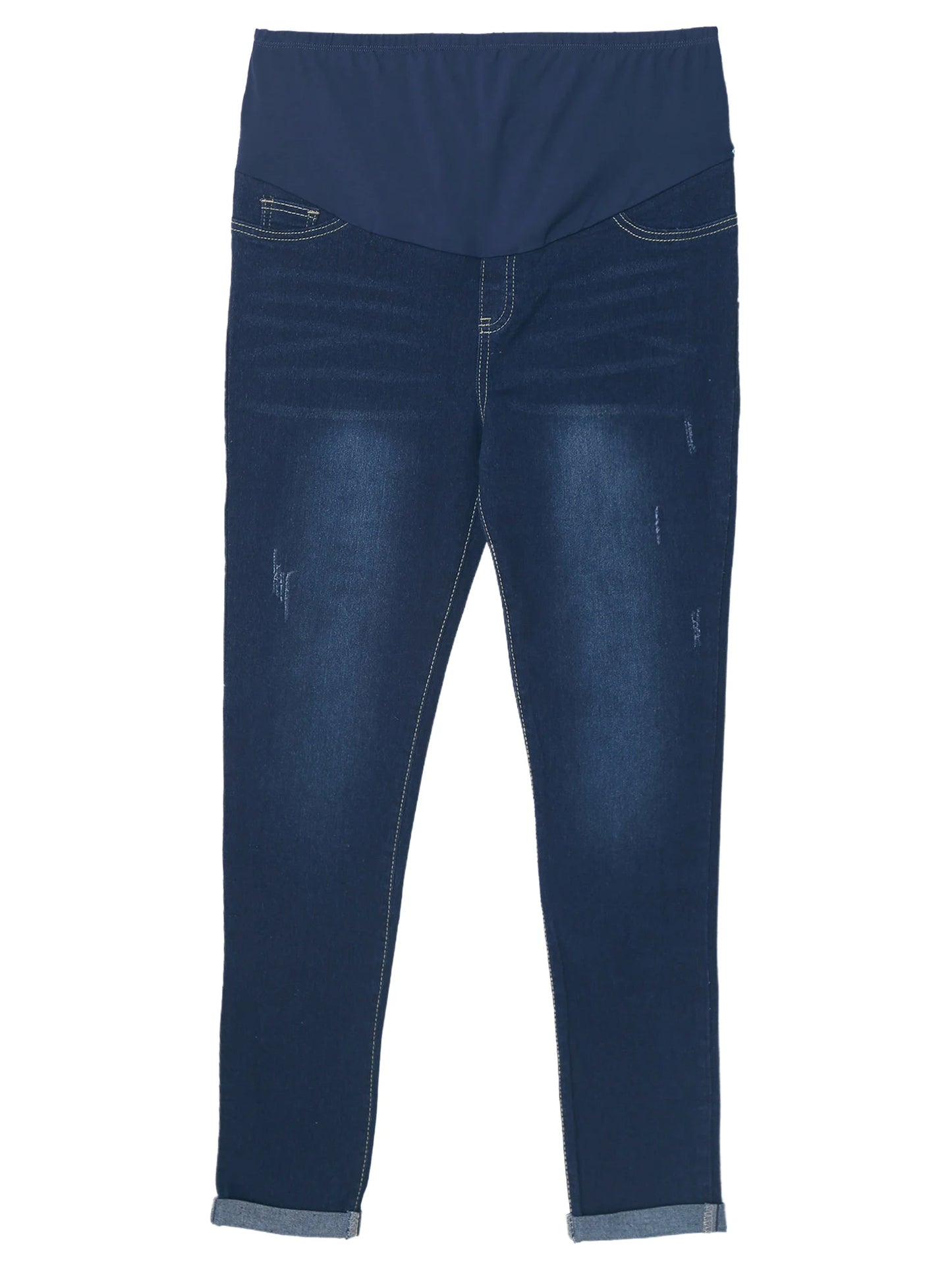 Maternity High-Waist Stretch Denim Jeans